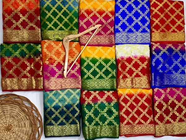 Pure_Cotton_Block_Print_Saree_With_Blouse